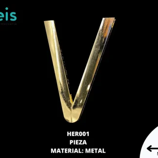HERRAJE V LISO 7CM