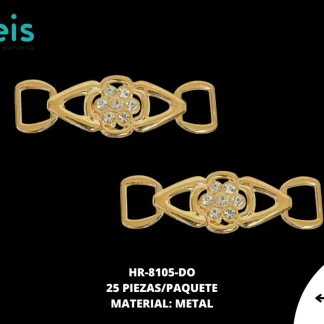HERRAJE PIEDRA FLOR 8105 25 PIEZAS