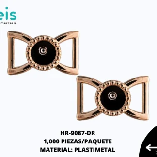 HERRAJE METALIZADO CIRCULO 1 MILLAR/PQT
