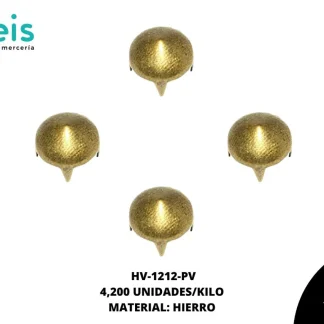 REMACHES METAL TACHE REDONDO HV-1212-PV 9mm 4.2 MILL/KG LATON VIEJO