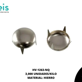 REMACHES METAL TACHE REDONDO HV-1263-NQ 1.1 cm 3 MILL/KG NIQUEL