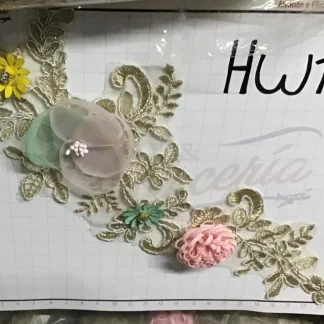APLICACION FLORAL DE ORGANZA