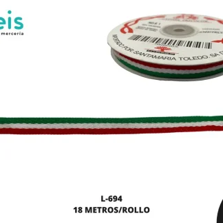 LISTON 3/8 TRICOLOR