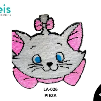 PARCHES LENTEJUELA MARIE GATO DISNEY LA-026