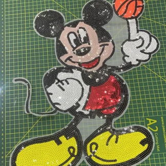 PARCHES LENTEJUELA MICKEY BALON LA-034 34cmX44cm