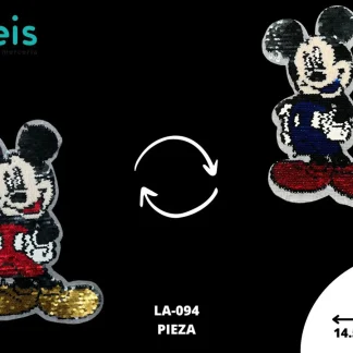 PARCHES LENTEJUELA REVERSIBLE MICKEY LA-094 14.5cmX23cm