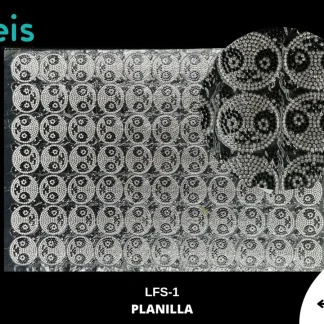 PLANILLA PEDRERIA PANDA CON 77 PZ 42X31MM LF-1