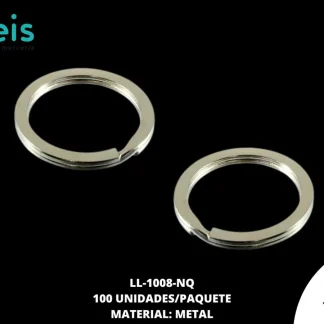 ARGOLLA METAL LLAVERO RED NIQUEL 100 u/pqt