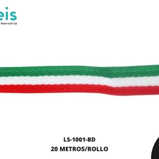 CINTA FAYA TRICOLOR 5/8 BANDERA 20 m/rollo