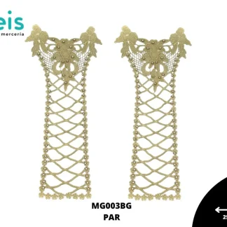 MANGA RED REF:CL1033 CON PERLA BEIGE