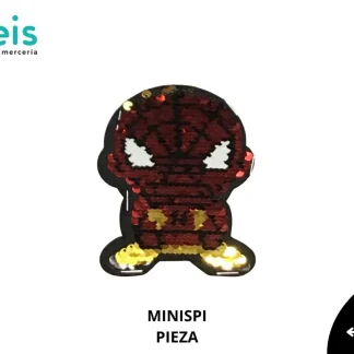 PARCHES LENTEJUELA MINI SPIDER MAN MINISPI 18cmX11.5cm