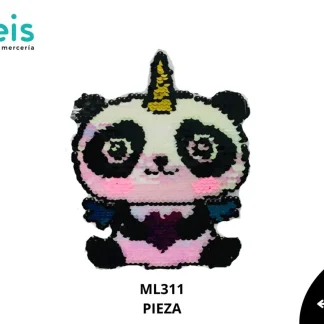 PARCHES LENTEJUELA REVERSIBLE PANDA ML311