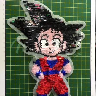 PARCHES LENTEJUELA REVERSIBLE GOKU ML430