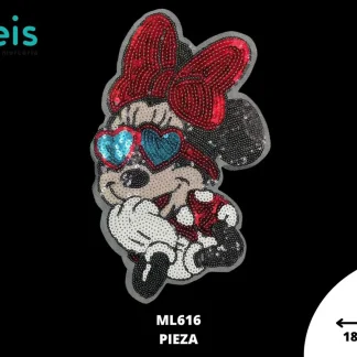 PARCHES LENTEJUELA MIMI C/LENTES ML616