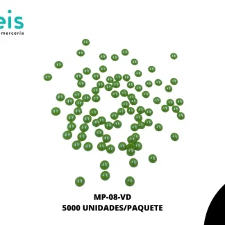 MEDIA PERLA CERAMICA VERDE 8MM / 5000 PZ