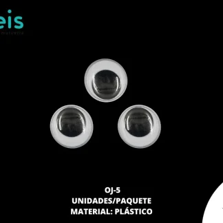 ACCESORIOS AYM OJILLOS MOVIBLES CIRCULARES OJ-5 5mm