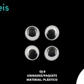 ACCESORIOS AYM OJILLOS MOVIBLES CIRCULARES OJ-8 8mm