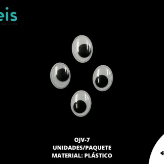 ACCESORIOS AYM OJILLOS MOVIBLES OJV-7 5mmX7mm