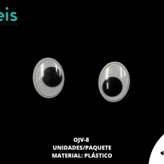 ACCESORIOS AYM OJILLOS MOVIBLES OJV-8 6mmX8mm