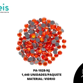 PIEDRA VIDRIO DMC 1028 NARANJA 1440U