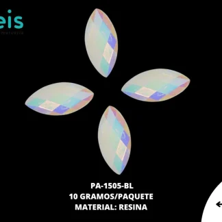 PIEDRA RESINA PITA 7X15MM 10GRS/PQT