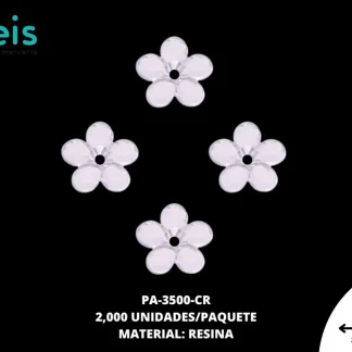 PIEDRA HILO FLOR P-50 CRISTAL 2000U