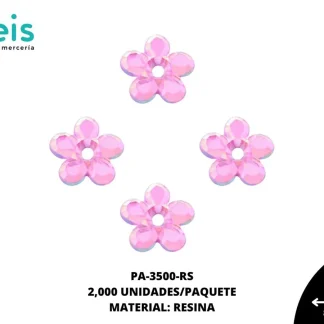 PIEDRA HILO FLOR P-50 ROSA 2000U