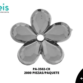 PIEDRA HILO FLOR P-80 CRISTAL 2000U