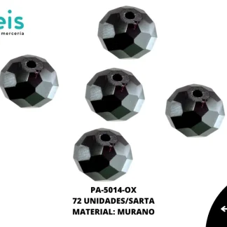 PIEDRA MURANO RONDELA 8X10MM OXFORD 72 U/SARTA