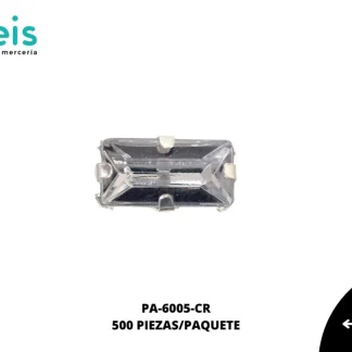 PIEDRA HILO RECT ZIRCON P/COSER PL 5X10mm REF: TPZ-5X10 CRISTAL 500 u/pqt