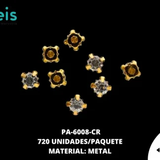 PIEDRA HILO RED ZIRCON P/COSER DO 6mm REF: TPZ-6 CRISTAL 720 u/pqt