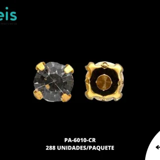 REMACHES METAL PIEDRA PA-6010-CR 7mm 288 PZ/PQT CRISTAL