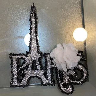 APLICACION PIXIE PARCHE PARIS CON FLOR TUL