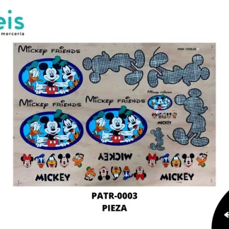TRANSFER DTF GRANDE MOD 1 MICKEY FRIENDS