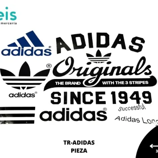 PARCHES DTF DIFERENTES LOGOS ADIDAS PATR-0022 34cmX28cm