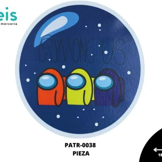 PARCHES DTF AMONG US PATR-0038 18.5cmX20cm