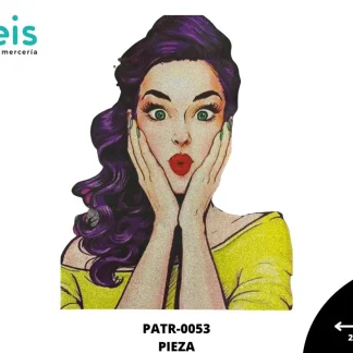 PARCHES DTF CHICA SORPRENDIDA PATR-0053 24cmX30cm