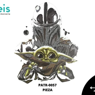 PARCHES DTF BABY YODA PATR-0057 21cmX26cm