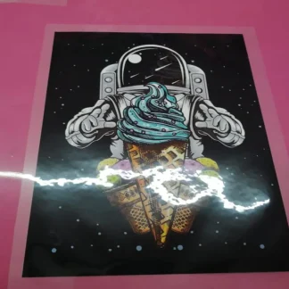 PARCHES DTF CUADRADO ASTRONAUTA Y HELADOS PATR-0059