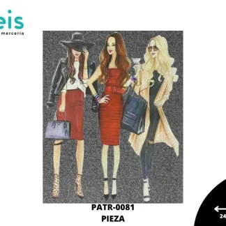 PARCHES DTF CHICAS NICE PATR-0081 24.5cmX29.5cm