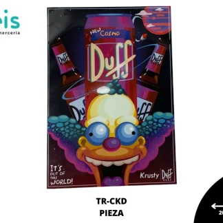PARCHES DTF CUADRADO SIMPSONS KRUSTY PATR-0089 20cmX29cm