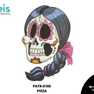 PARCHES DTF CATRINA CON TRENZA PATR-0100 17.5cmX26cm