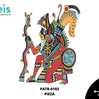 PARCHES DTF DIOS AZTECA PATR-0102 20cmX27.5cm