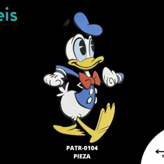PARCHES DTF PATO DONALD CAMINANDO PATR-0104 18cmX29cm