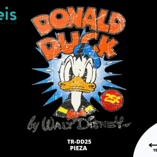 PARCHES DTF DONALD DUCK 25C PATR-0106 15.5cmX21cm
