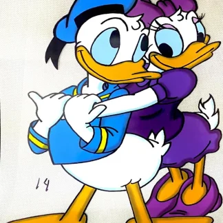 PARCHES DTF DAISY Y DONALD PATR-0107