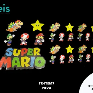 PARCHES DTF MARIO BROS A3 PATR-0170 45cmX30cm
