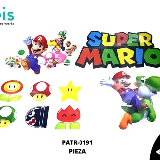 PARCHES DTF MARIO AMIGOS A3 PATR-0191 47cmX22cm