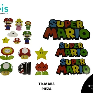 PARCHES DTF MARIO AMIGOS BABY A3 PATR-0193 44cmX30cm