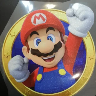 PARCHES DTF MARIO BROS CIRCULO PATR-0197